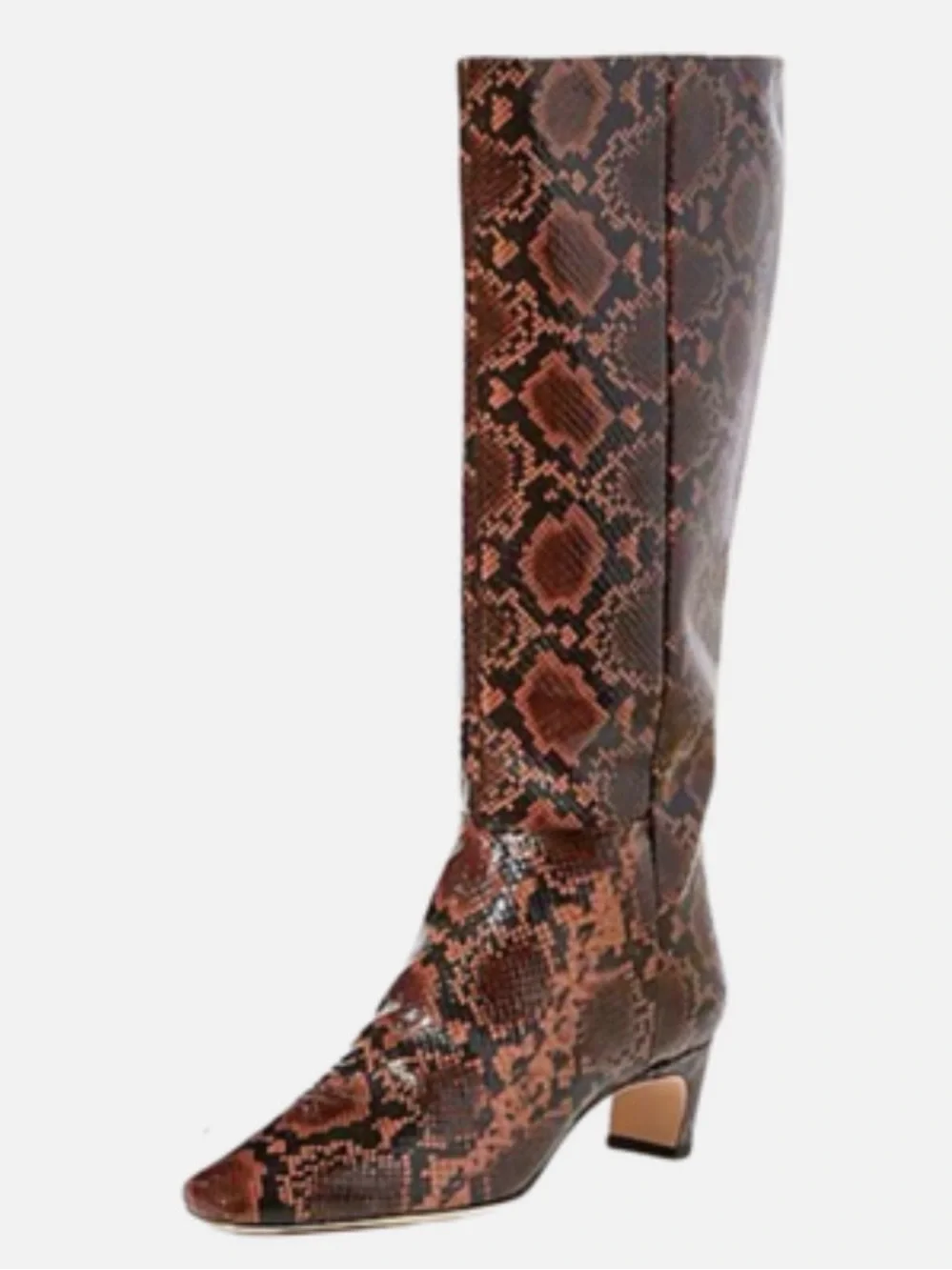 Antonio Melani Snake Patent Leather Tall Dress Boots  Ladies Size 8M - Picture 4 of 4